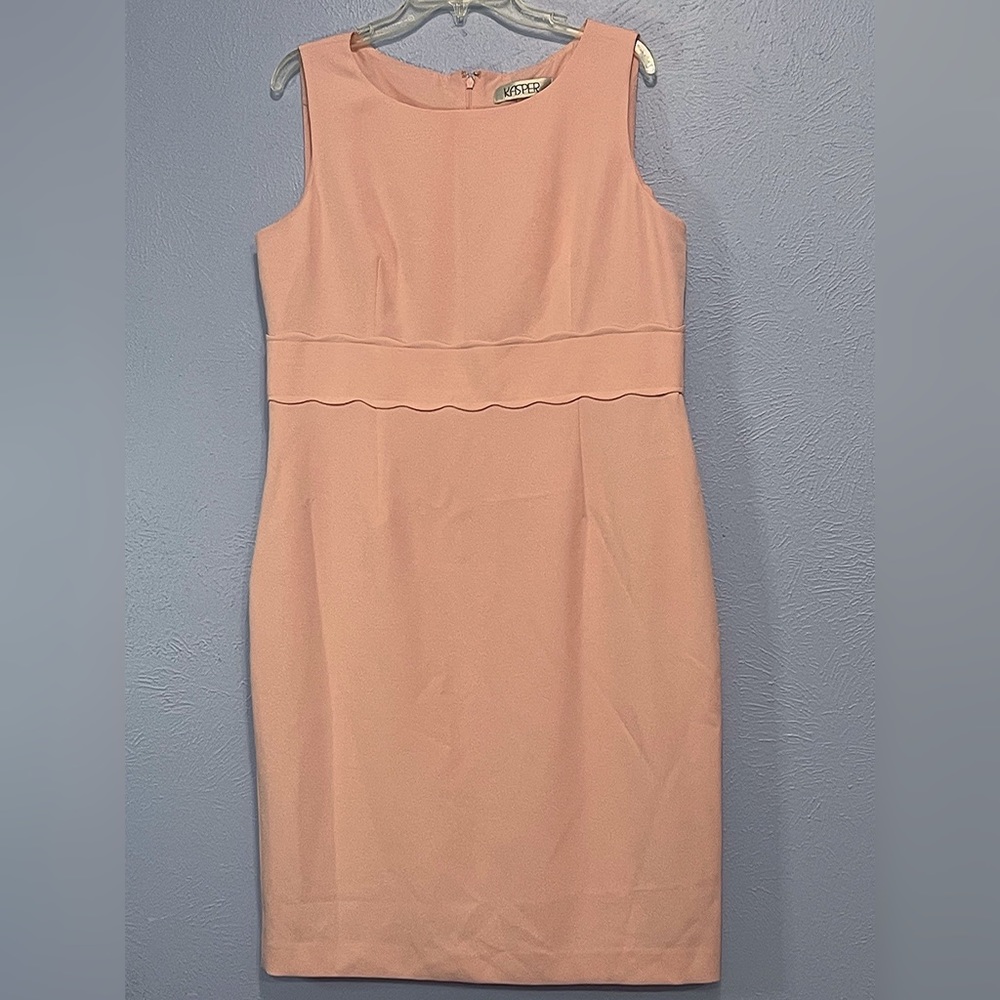 KASPER pink sheath dress
